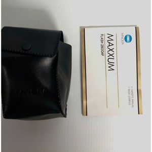 Minolta Maxxum Flash 2800 AF Case ONLY and Owners Manual Case 1984